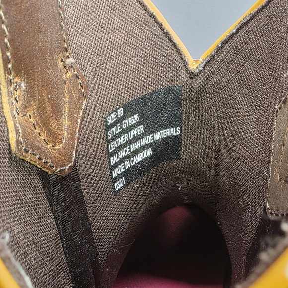 Justin Gypsy Gemma Boots Women's Size 9B Brown Shetland Buffalo Leather GY9526 - Picture 16 of 16